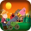 Pink Piggie Farm Cannon - Save the Pigs! – Free version