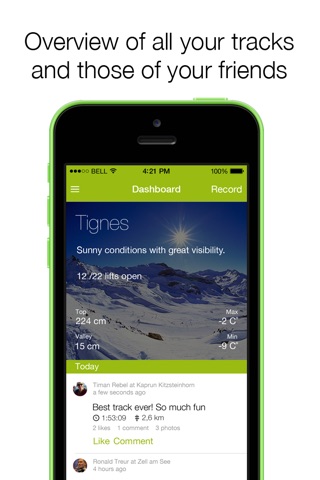 Snowciety - the social network for skiers and snowboarders screenshot 4