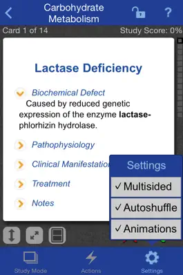 Game screenshot Biochemistry and Genetics Lange Flash Cards hack