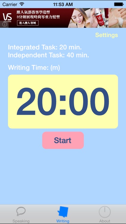 iBTimer - Best app for prepare the TOEFL iBT speaking section screenshot-4