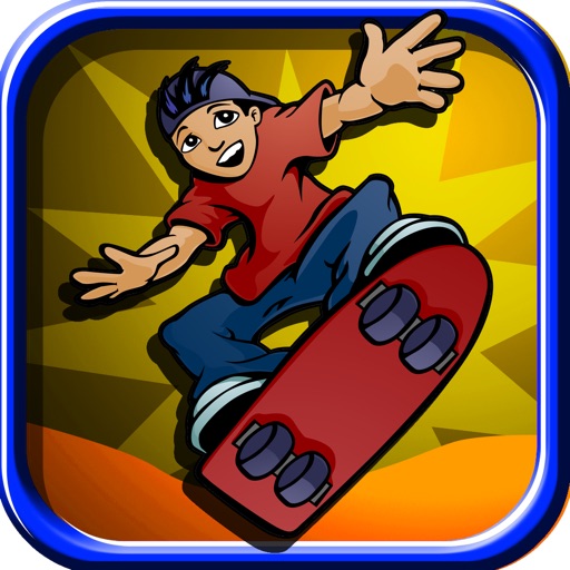 Skateboard Jump Desert Racing Game - Free Version