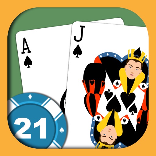 Play Black Jack 21+ Free Online Card Game & Training Icon