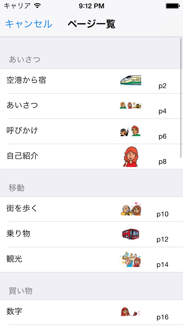 指さし会話イタリア touch&talk ... screenshot1