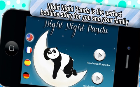 Night Night Panda - A Bedtime Children's Book with Voiceovers in 4 Languages screenshot 2