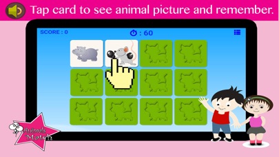 Close Up Animals Match - Pair name that pets link match 360 hd 1.1 IOS -