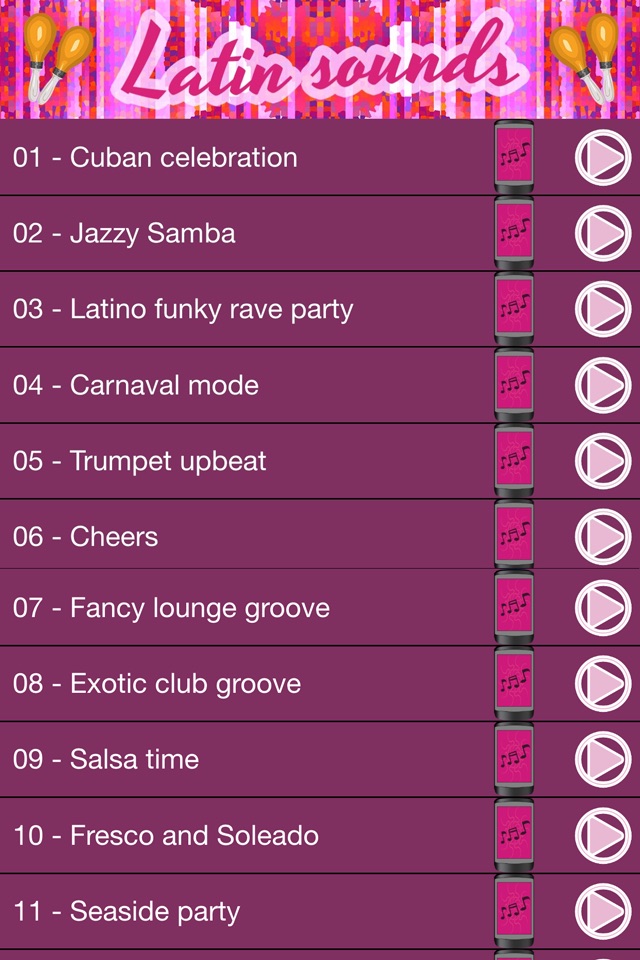 Latin Sounds – Download And Set Tones Of Messages, Calls, Notification.s For Free screenshot 3