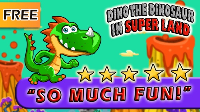 Dino the Dinosaur in Super Land - Addictive Action Game For (圖1)-速報App