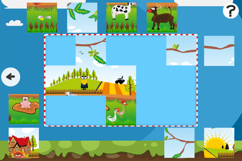 Farm Puzzles - Animals jigsaw puzzle game for children and parents with the world of the barn screenshot 3