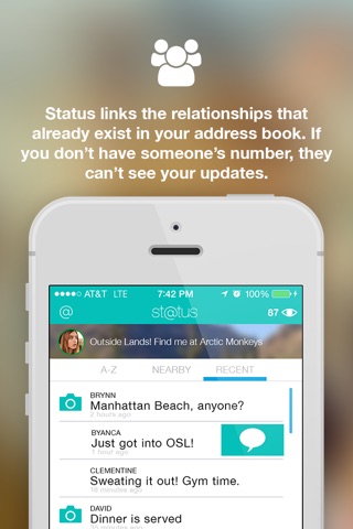Status - Ultra Simple Social Updates screenshot 4