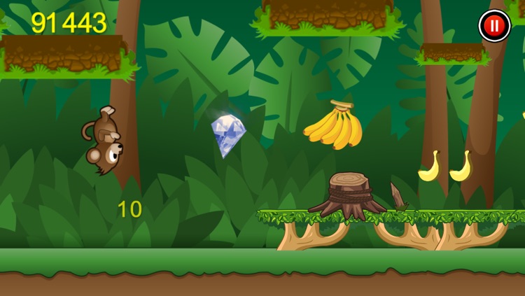 Mega Monkey Jungle Run - Banana Tree Jumping World Free