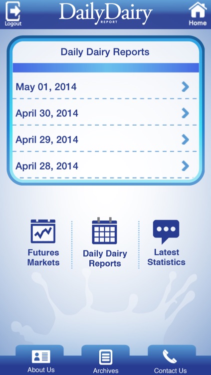 Daily Dairy Report