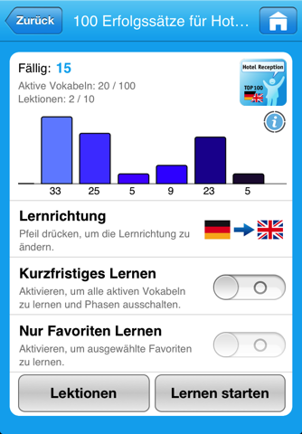 Vocabulary Trainer for iPad & iPhone (lite) screenshot 4
