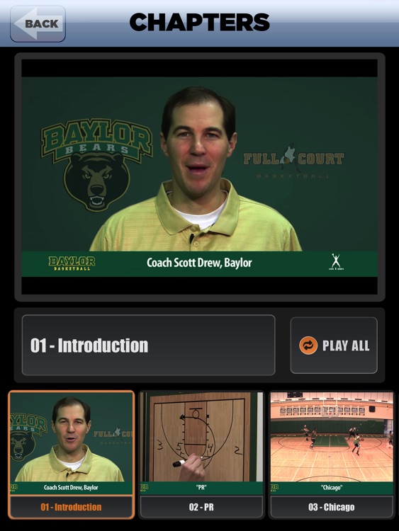 Baylor Man To Man Quick Hitters - With Coach Scott Drew - Full Court Basketball Training Instruction - XL