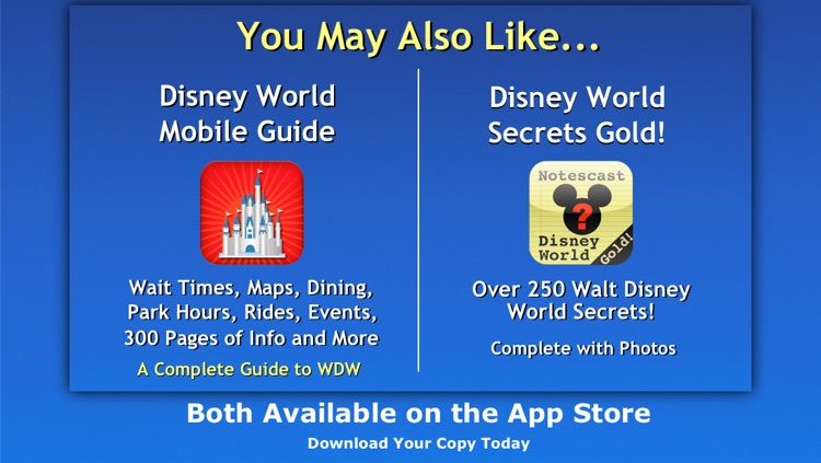 "Walt Disney World Guide" Notescast screenshot-4