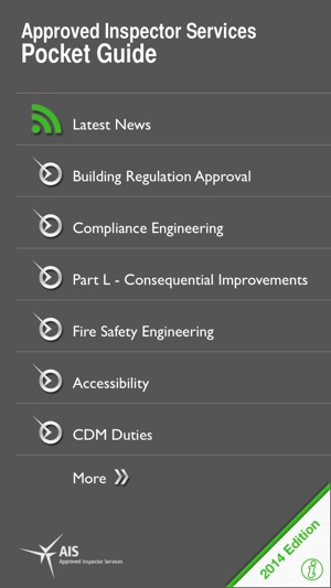 Approved Inspector Services : Pocket Gui