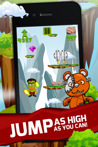 Zombie Hop 2 : Fun Free Jumpy Classic Arcade Adventure Games screenshot 4