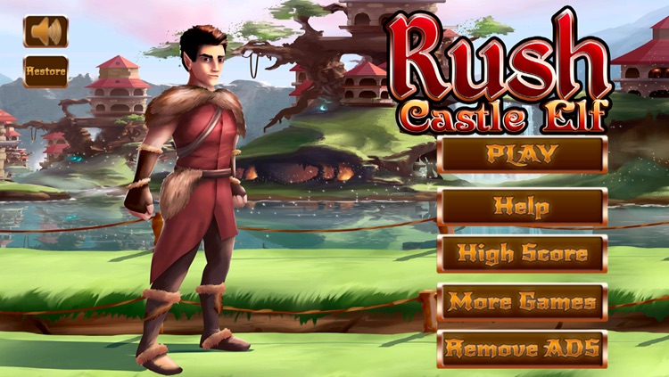 Castle Elf Rush - Dodge or Clash Into Dragons and Medieval Objects