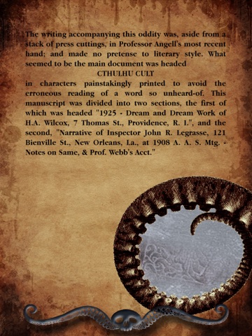 Totalbook - Call of Cthulhu : The Interactive and Illustrated Howard Phillips Lovecraft story screenshot 4