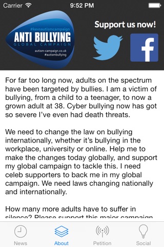 Kev's Autism Campaign screenshot 2