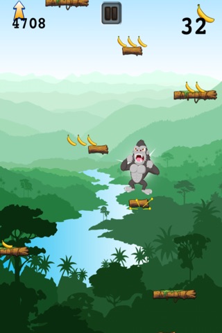 Angry Ape Escape FREE - Gorilla Jumping Rush screenshot 2