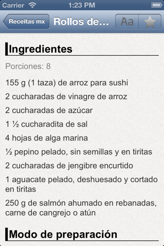 cocina México - Recetas y tips de cocina para Cocineros Mexicanos screenshot 2