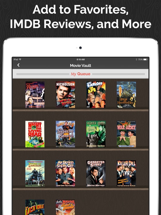 Movie Vault for iPad - Watch Great Classic Films for Free screenshot-4