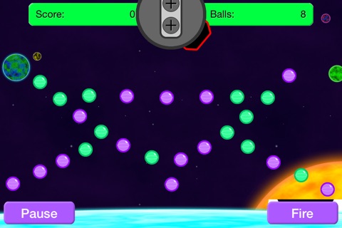 Space Ponggle - Super Glow Ball Free screenshot 3