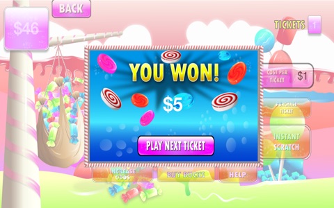 Candy Scratchers: FREE Lottery Scratch Tickets screenshot 3