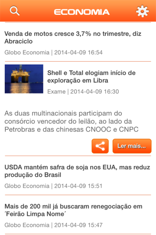 Notícias de Economia Brasil screenshot 2