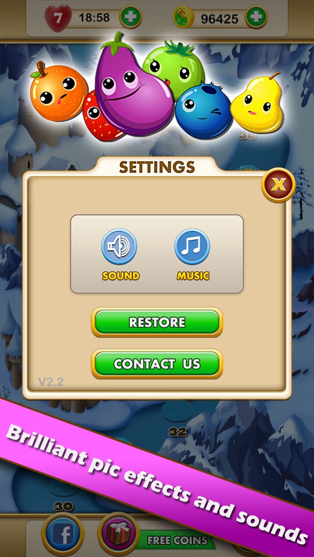 How to cancel & delete Fruit Legends™ - Free match-3 splash game(200+ levels)! from iphone & ipad 2
