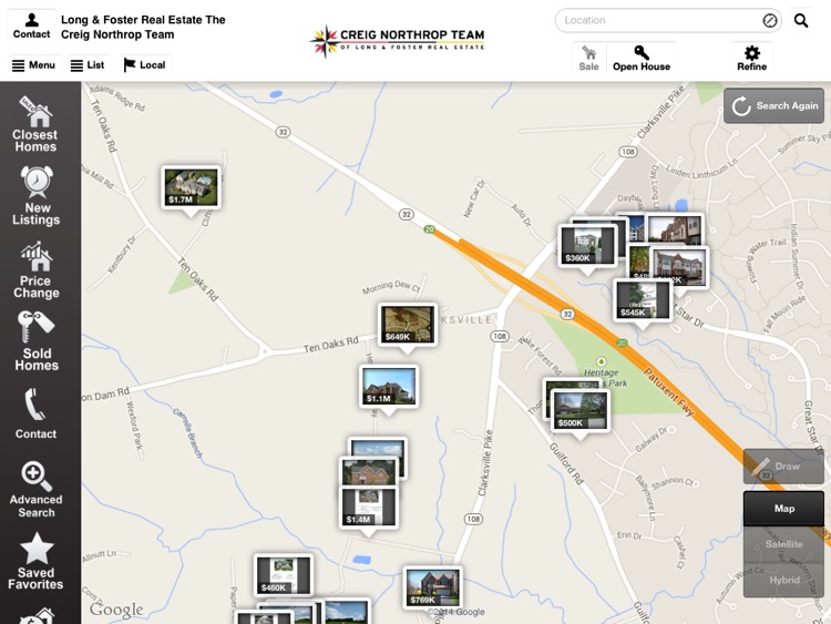 Mobile Real Estate from The Creig Northrop Team for iPad