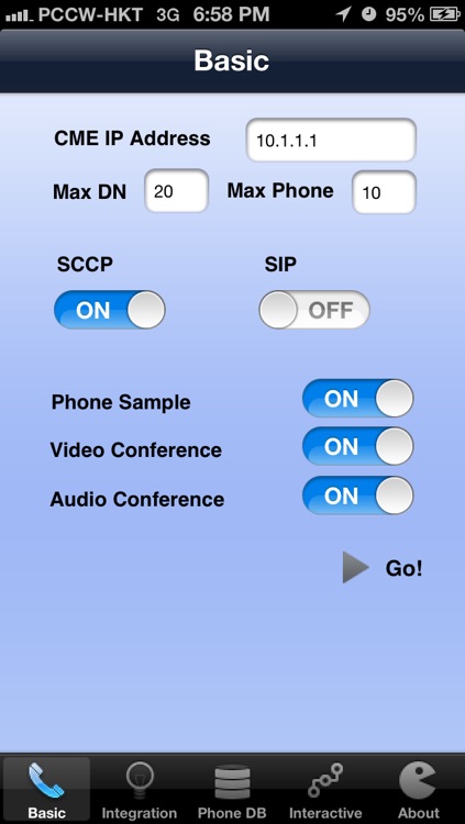 CME Config Generator