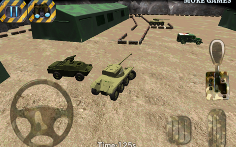 3D Tank Driver Parking War screenshot 2