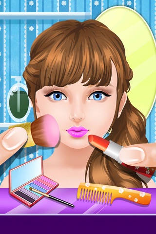 Kids Cheerleader Salon - High School games for girls! screenshot 2