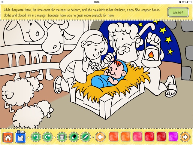 Kids Bible Coloring Book(圖1)-速報App