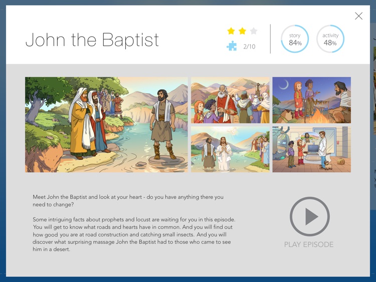 ActiveBook - Bible Adventure for Kids. Interactive stories and games for family devotions.