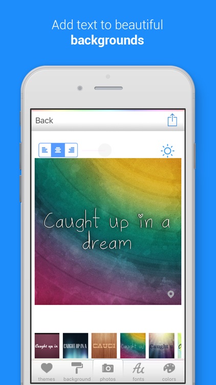 Color Cap - Add custom text to photos & pics for Instagram