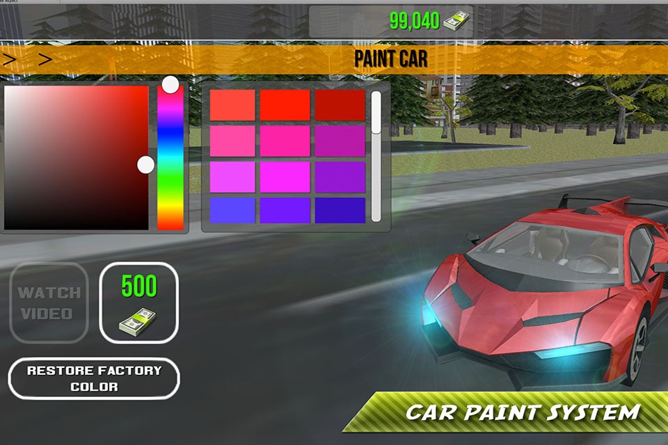 Fast Car Driving Simulator for Speed Race screenshot 2