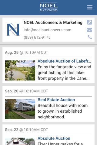 Noel Auctioneers screenshot 2
