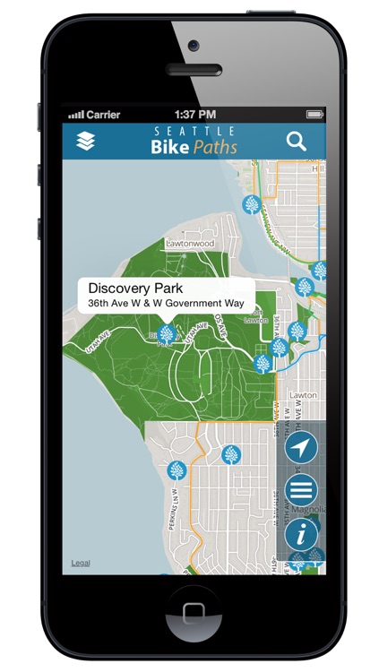 Seattle Bike Paths Free screenshot-3