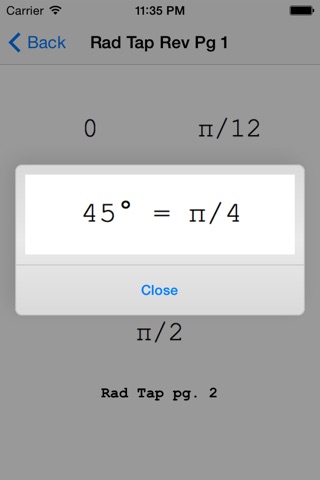 Exploring Physics: Radians Vs. Degrees screenshot 2