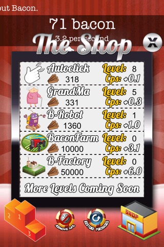 Bacon Clickers screenshot 2