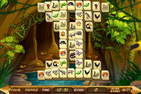 Wild Africa Mahjong Free screenshot 2