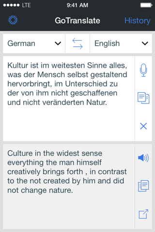 GoTranslate screenshot 2