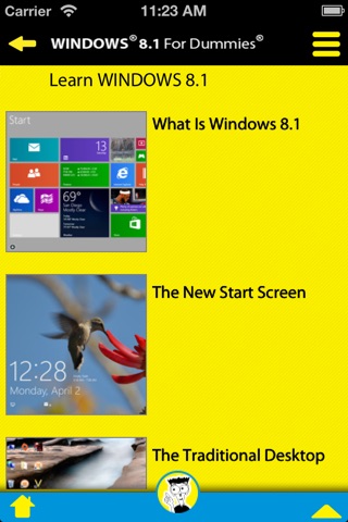Windows 8.1 for Dummies (snack sized edition) screenshot 2