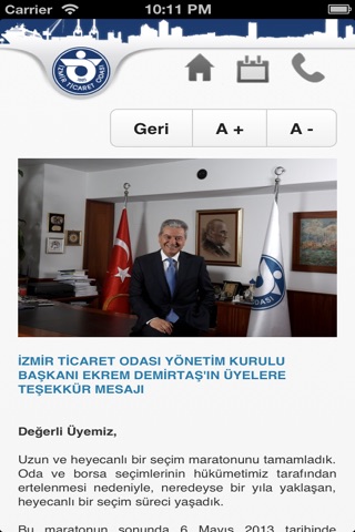 IZTO - ( Izmir Ticaret Odasi) screenshot 2