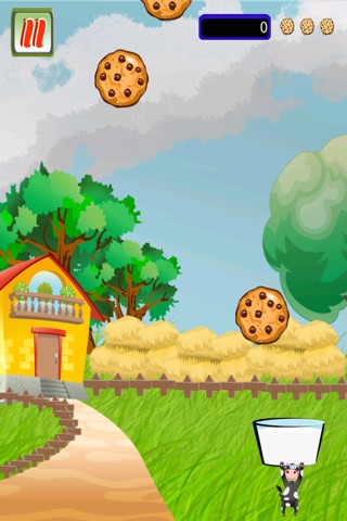 Milk and Cookie Catch - bake sweet chocolate chip dairy cow pro screenshot 2