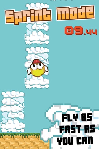 Flappy Cloud Fly - Don't Step the White/Blue Cloud/Sky screenshot 2