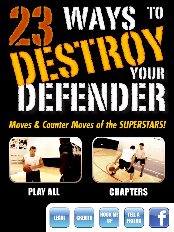 23 Ways To Destroy Your Defender: Scoring Moves and Counter - Moves Of The Superstars - With Coach Ganon Baker - Full Court Basketball Training Instruction - XL