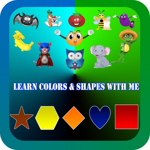 Learn colors & shapes for kids icon